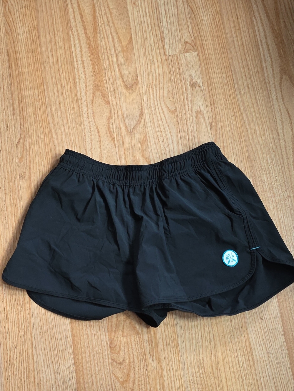 Mn Logo Black Shorts